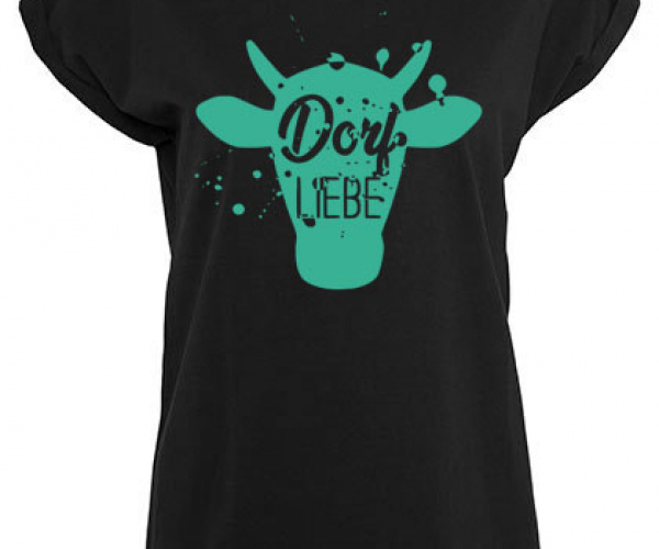 damen-t-shirt-black-mint-kuh