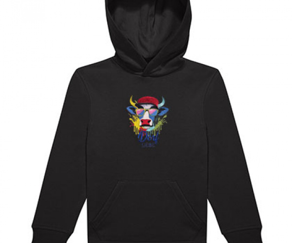 kinderhoody-black